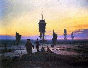 Caspar David Friedrich The stages of Life oil on canvas